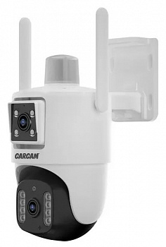 CARCAM 4MP Outdoor PTZ 10x Zoom Triple Lens Dual View Camera V380BP3DL-4G