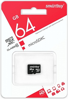 SmartBuy 64GB microSDXC Class10 (без адаптера)