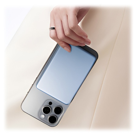 Xiaomi Magnetic Ultra-Thin Power Bank 5000 mAh 7.5W (WPB0507S) Blue