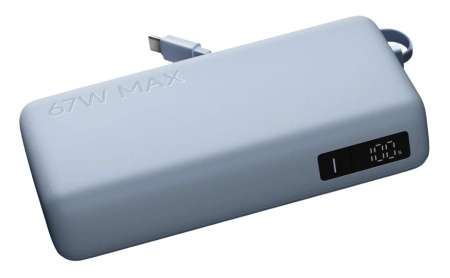 Xiaomi Mi Power Bank With Cable USB-C 20000mAh 67W (PB2067) Light Blue