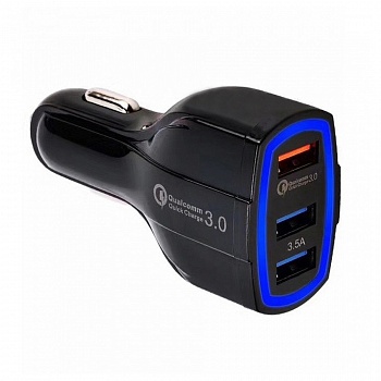 Блок питания в автомобильный прикуриватель ORIENT CAR QC-12V3W Блок питания в автомобильный прикуриватель ORIENT CAR QC-12V3W