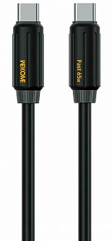 Wekome Fast Data Cable Type-C to Type-C 65W (WDC-28) Black