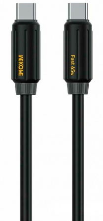 Wekome Fast Data Cable Type-C to Type-C 65W (WDC-28) Black