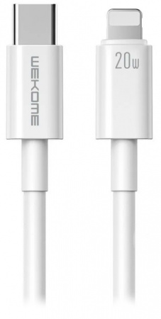 Wekome Origin Series Fast Data Cable Type-C to Lighting 1m 20W (WDC-168) White