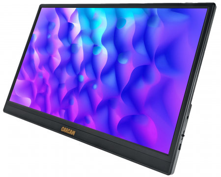 CARCAM 15.6'' IPS 1080P 60Hz Portable Monitor Type-C*2 miniHDMI for PC Laptop Phone (CCEP156FA)