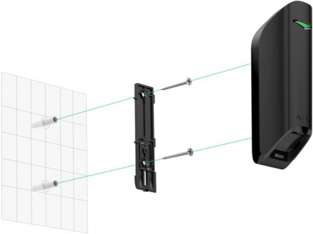 Ajax MotionProtect Curtain Черный