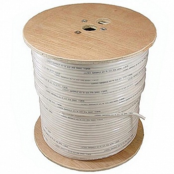 Кабель коаксиальный RG-59U, 75 Ом (CCA, AL) + 2x0.75 мм2 CCA, 20 м