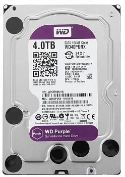 WD HDD 4TB, SATA III, 3.5" (WD40PURX)