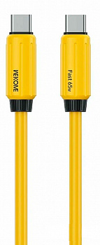 Wekome Fast Data Cable Type-C to Type-C 65W (WDC-28) Yellow