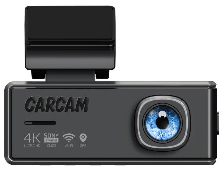 CARCAM 2CH 4K+1080p Mini WiFi Dash Cam GPS DVR R3