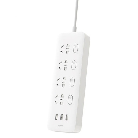 Xiaomi Mi Power Strip (4 розетки + 3 USB порта) - White