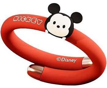 Disney Tsum Tsum Aromatherapy Essential Oil Diffuser Bracelet Q2 (ZSM242116) Mickey Red Version