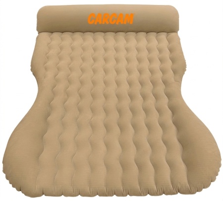 CARCAM Inflatable Auto Airbed, Auto Air Pump, 170x133 cm. (CCMTE1758) Brown