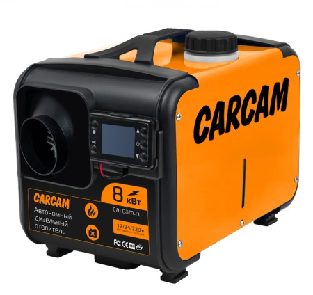 CARCAM Diezel Heater 8KW 12/24/220 Plastic One Hole (ССDHP01)