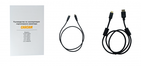 CARCAM 15.6'' IPS 1080P 60Hz Portable Monitor Type-C*2 miniHDMI for PC Laptop Phone (CCEP156FA)