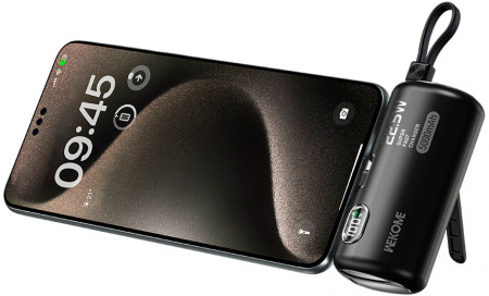 Wekome Companion Series 22.5W Super Fast Charging Emergency Power Bank (WP-19) Black