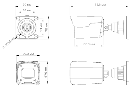 CARCAM 4CH XVR Kit 2204