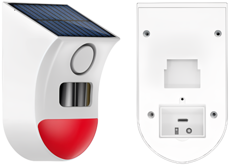 CARCAM Tuya WIFI Solar PIR sensor alarm 108WT