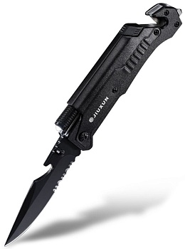Xiaomi Jiuxun Tools Ninety Outdoor Folding Knife 7 in 1 Black
