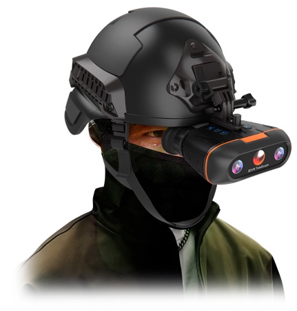 Suntek 4K 3D Dual Screen Head and Helmet Mounted Night Vision Binocular VRNV100