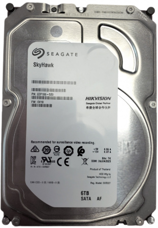 Seagate SkyHawk HDD 6TB, SATA III, 3.5" (ST6000HKVS002)