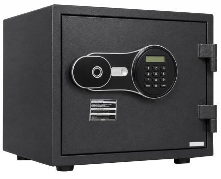 CARCAM Smart Fingerprint Fireproof Safe Box (CC350EDP) Black