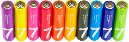 Xiaomi ZMI Alkaline Rainbow AAA (LR03) 40pcs
