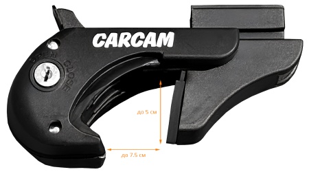 Багажник на рейлинги CARCAM ROOF RAIL 1350 мм 3 поперечины (CC8706) Silver