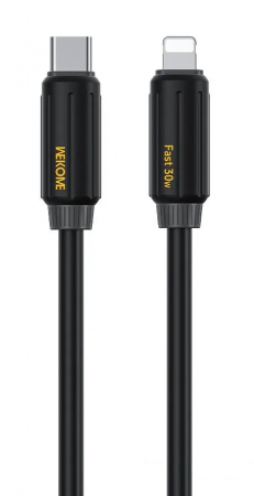 Wekome Fast Data Cable Type-C to Lighting 30W (WDC-29) Black