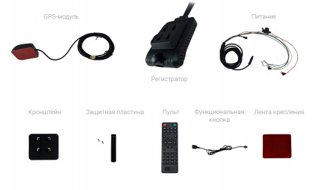 CARCAM 4CH (1080p) Super Real View 4G WiFi DASH CAM GPS DVR СС-367