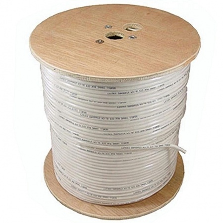 Кабель коаксиальный RG-59U, 75 Ом (CCA, AL) + 2x0.75 мм2 CCA, 10 м