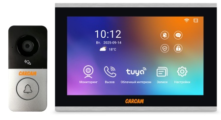 CARCAM 10.1" Tuya Smart IP Video Intercom Kit (CCJDS5)