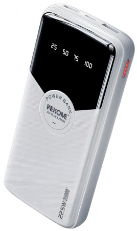 Wekome Pop Digital Series Gen3 22.5W Super Fast Charging Power Bank 20000 mah (WP-43) White