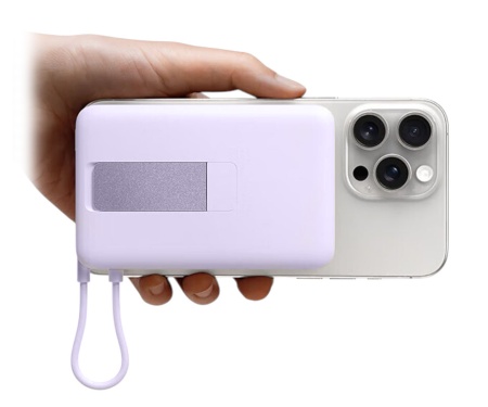 Xiaomi Magnetic Stand Power Bank 10000 mAh (WPB1007Z) Light Purple