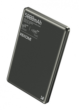 Wekome Blade Ultra-Thin Magnetic Wireless Power Bank 15W 5000 mAh Type-C (WP-82) Tarnish